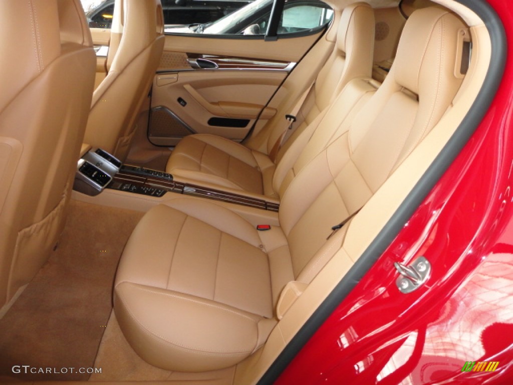 Cognac Natural Leather Interior 2013 Porsche Panamera GTS Photo #72458466