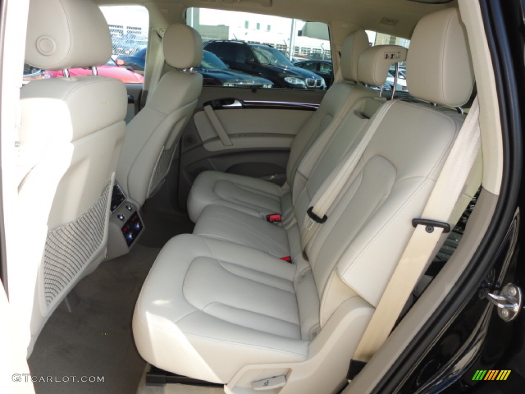 Cardamom Beige Interior 2013 Audi Q7 3.0 TDI quattro Photo #72458673