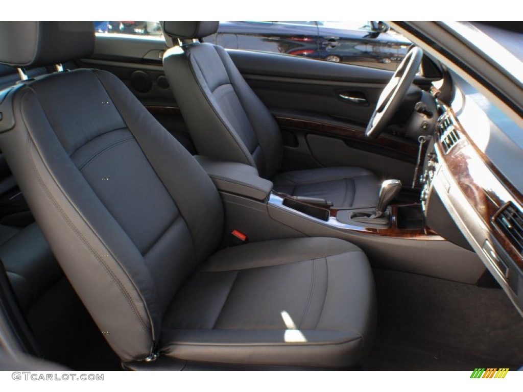 2009 3 Series 328xi Coupe - Space Grey Metallic / Black photo #9