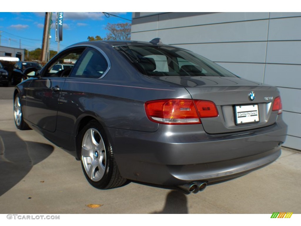 2009 3 Series 328xi Coupe - Space Grey Metallic / Black photo #4