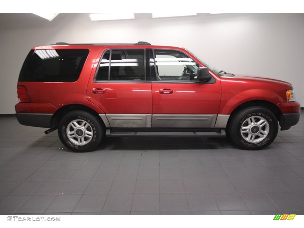 Laser Red Tinted Metallic 2003 Ford Expedition XLT Exterior Photo #72460479