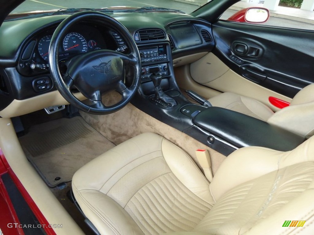 Light Oak Interior 1999 Chevrolet Corvette Coupe Photo #72460620