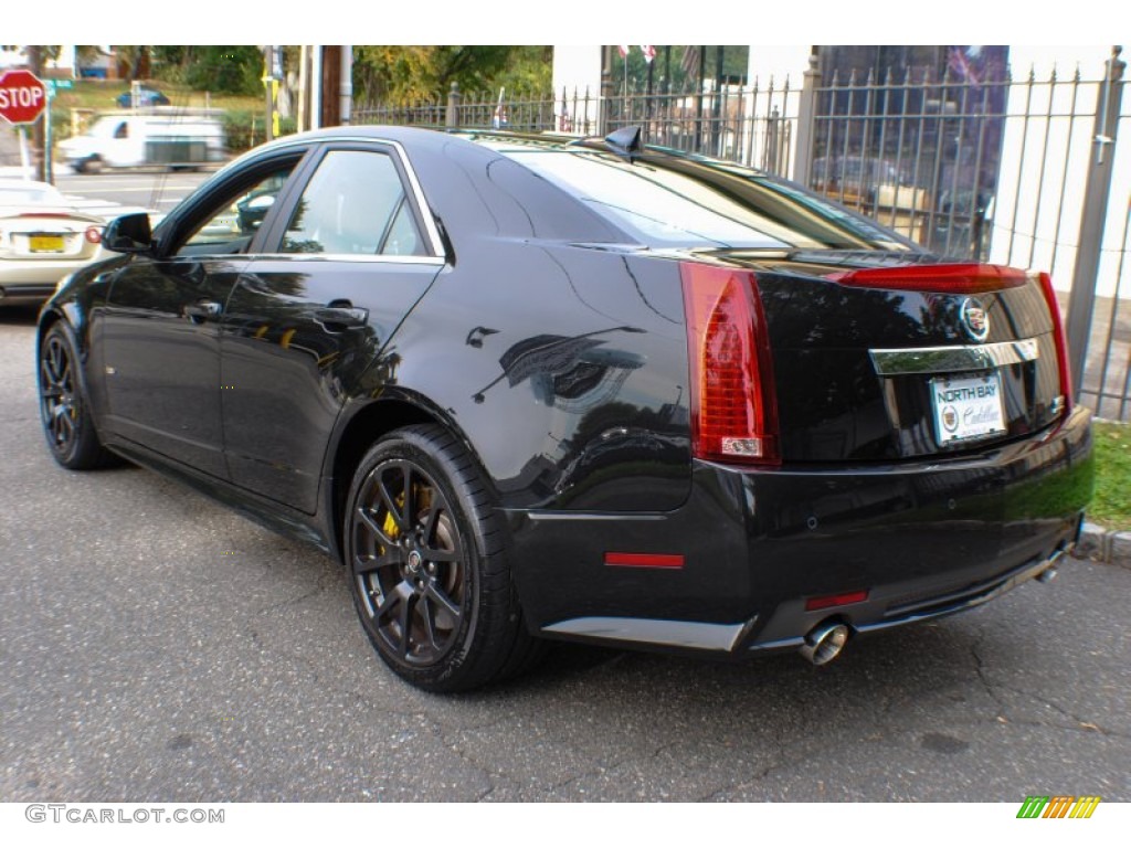 2011 CTS -V Sedan Black Diamond Edition - Black Diamond Tricoat / Ebony photo #4
