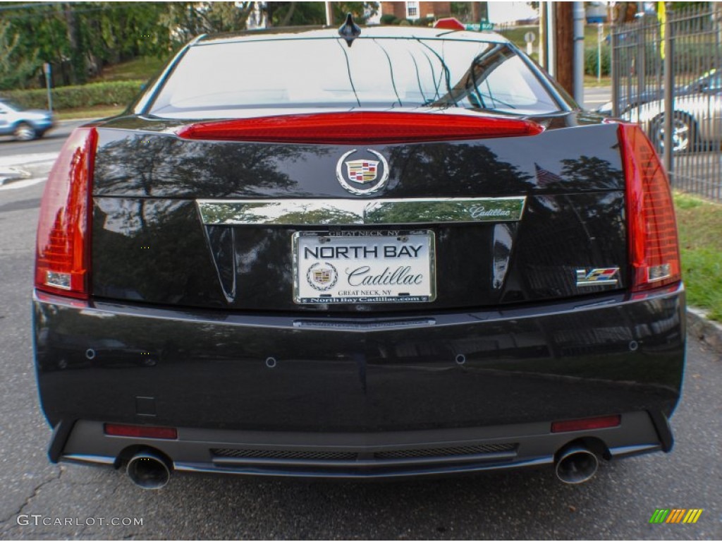 2011 CTS -V Sedan Black Diamond Edition - Black Diamond Tricoat / Ebony photo #5