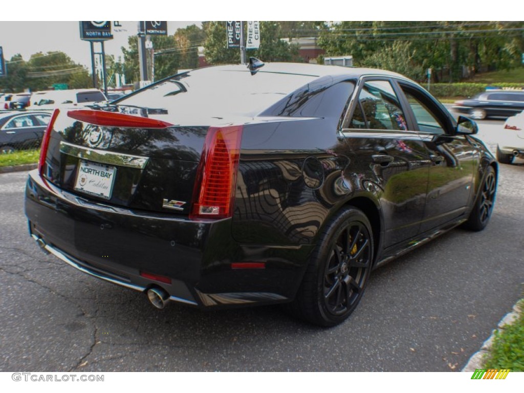 2011 CTS -V Sedan Black Diamond Edition - Black Diamond Tricoat / Ebony photo #6