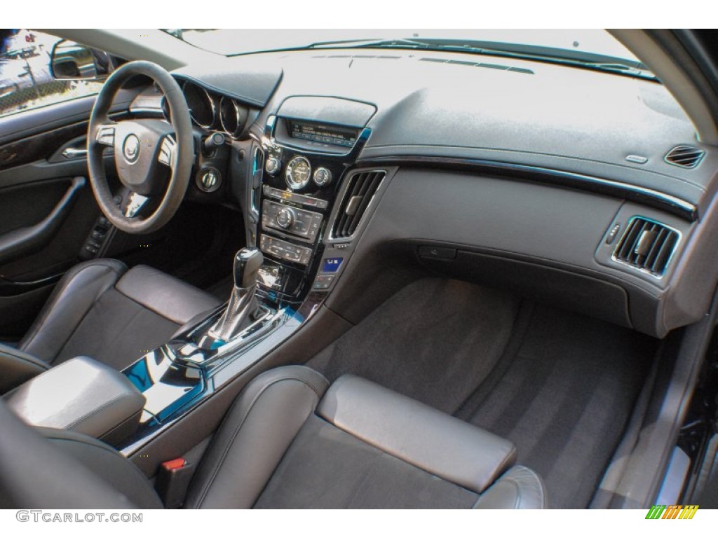 2011 Cadillac CTS -V Sedan Black Diamond Edition Ebony Dashboard Photo #72461150