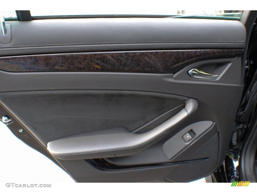 2011 CTS -V Sedan Black Diamond Edition - Black Diamond Tricoat / Ebony photo #16