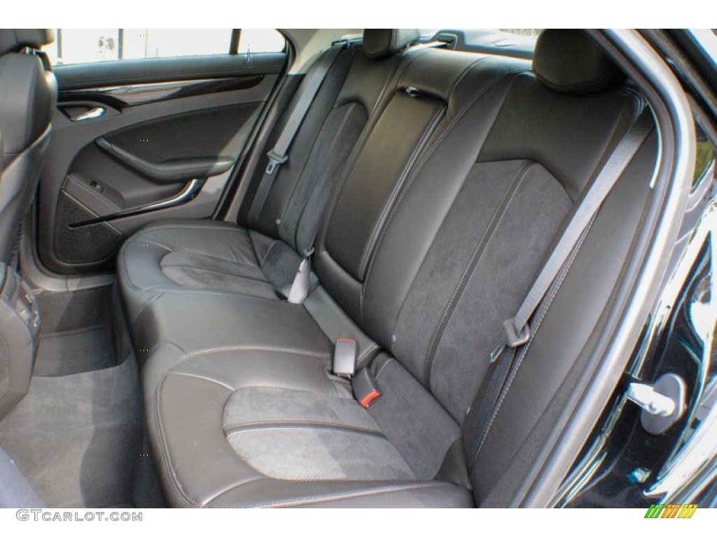 2011 Cadillac CTS -V Sedan Black Diamond Edition Rear Seat Photos
