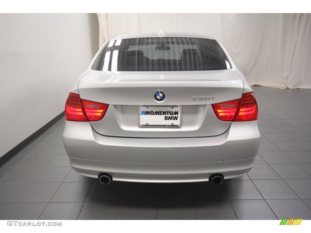 2009 3 Series 335i Sedan - Titanium Silver Metallic / Grey photo #11