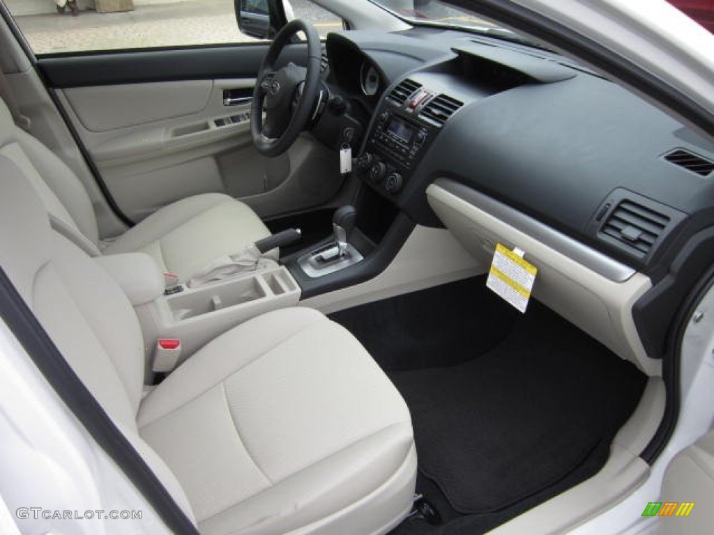 Ivory Interior 2013 Subaru Impreza 2.0i Premium 4 Door Photo #72462457