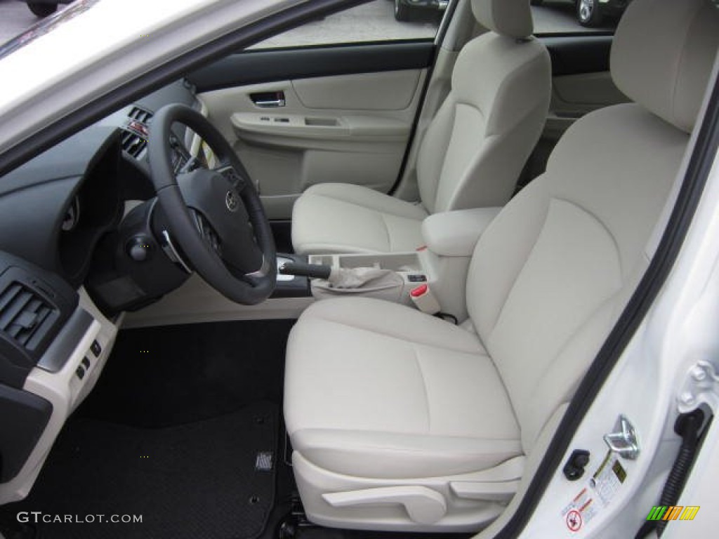 Ivory Interior 2013 Subaru Impreza 2.0i Premium 4 Door Photo #72462508