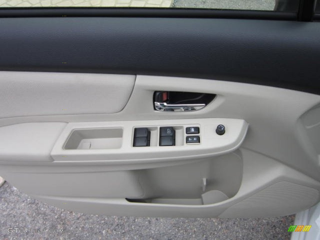 2013 Subaru Impreza 2.0i Premium 4 Door Ivory Door Panel Photo #72462532