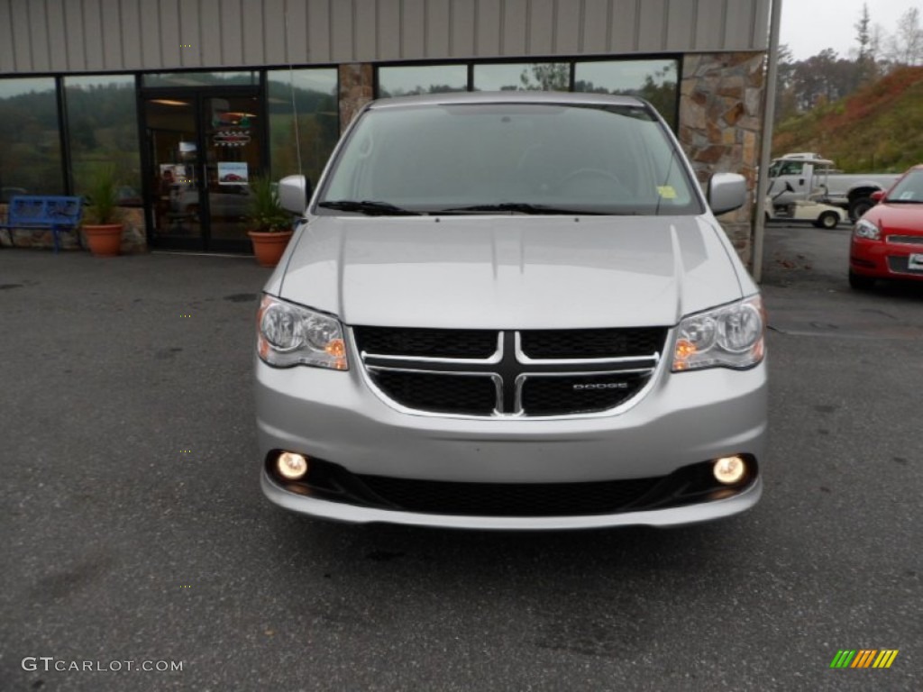 2012 Grand Caravan Crew - Bright Silver Metallic / Black/Light Graystone photo #8