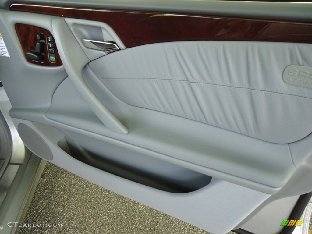 2000 Mercedes-Benz E 320 4Matic Sedan Ash Door Panel Photo #72462967