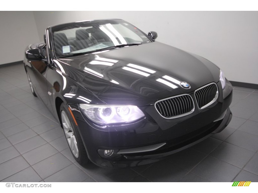 2013 3 Series 328i Convertible - Black Sapphire Metallic / Black photo #5