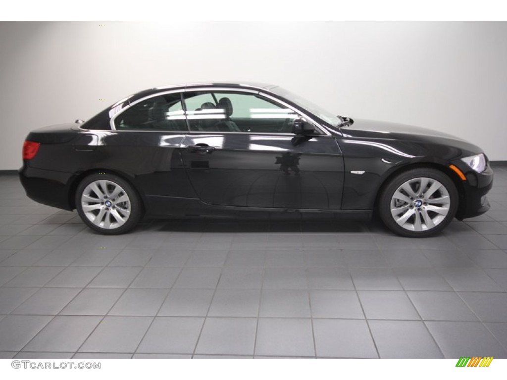 2013 3 Series 328i Convertible - Black Sapphire Metallic / Black photo #6