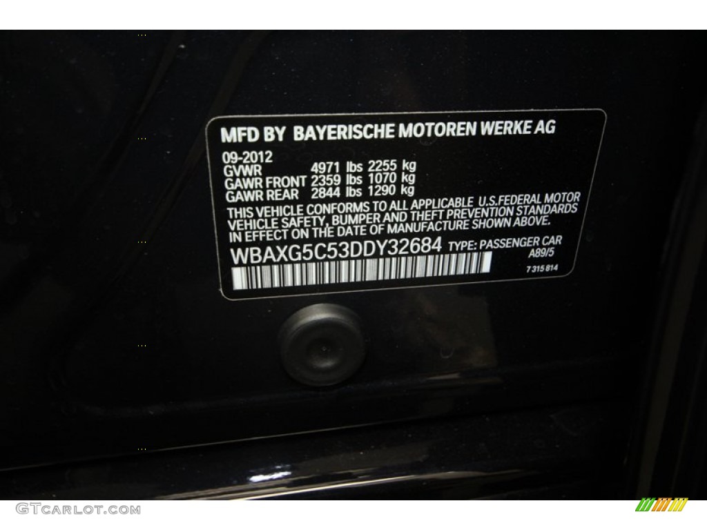 2013 5 Series 528i Sedan - Imperial Blue Metallic / Oyster/Black photo #10
