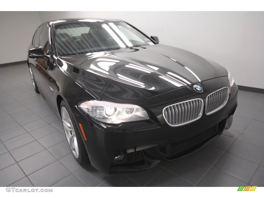 2013 5 Series 550i Sedan - Jet Black / Black photo #5