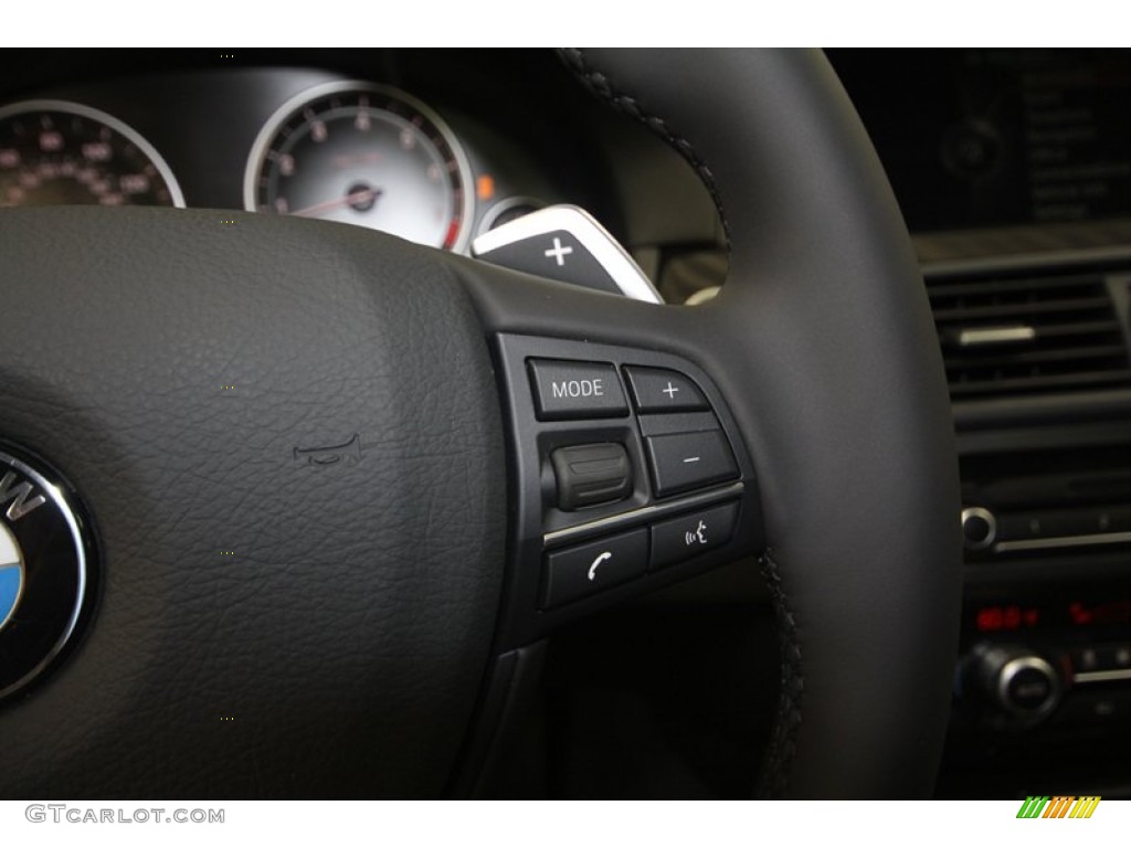 2013 5 Series 550i Sedan - Jet Black / Black photo #23