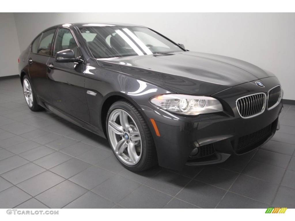 Dark Graphite Metallic II 2013 BMW 5 Series 535i Sedan Exterior Photo #72465818