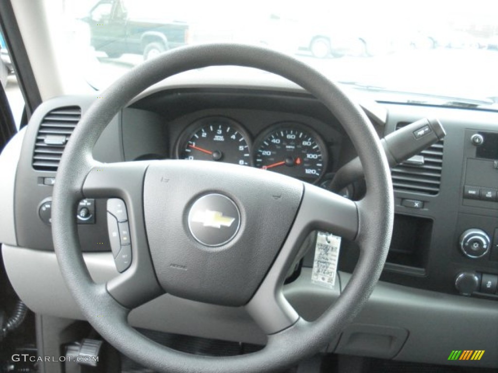 2013 Chevrolet Silverado 1500 LS Regular Cab 4x4 Dark Titanium Steering Wheel Photo #72468257