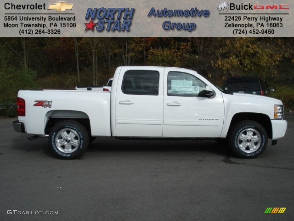 2013 Silverado 1500 LT Crew Cab 4x4 - Summit White / Ebony photo #1