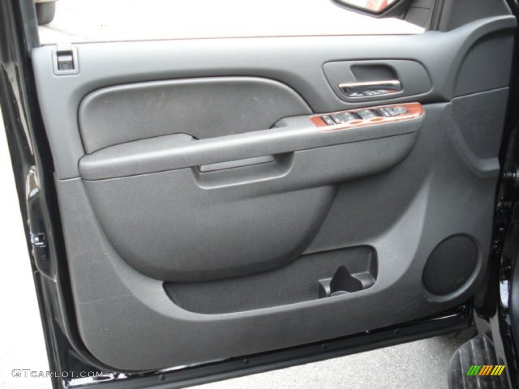 2013 Chevrolet Avalanche LS 4x4 Black Diamond Edition Ebony Door Panel Photo #72468542