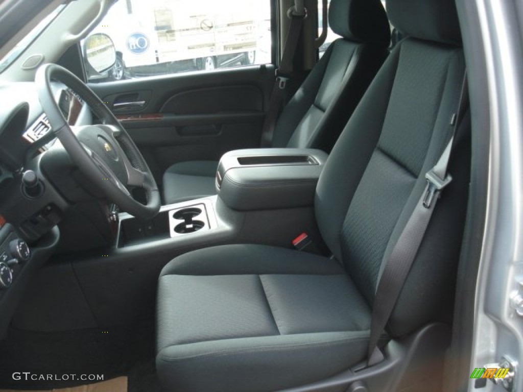 Ebony Interior 2013 Chevrolet Avalanche LS 4x4 Black Diamond Edition Photo #72468599