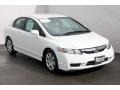 Taffeta White - Civic LX Sedan Photo No. 6