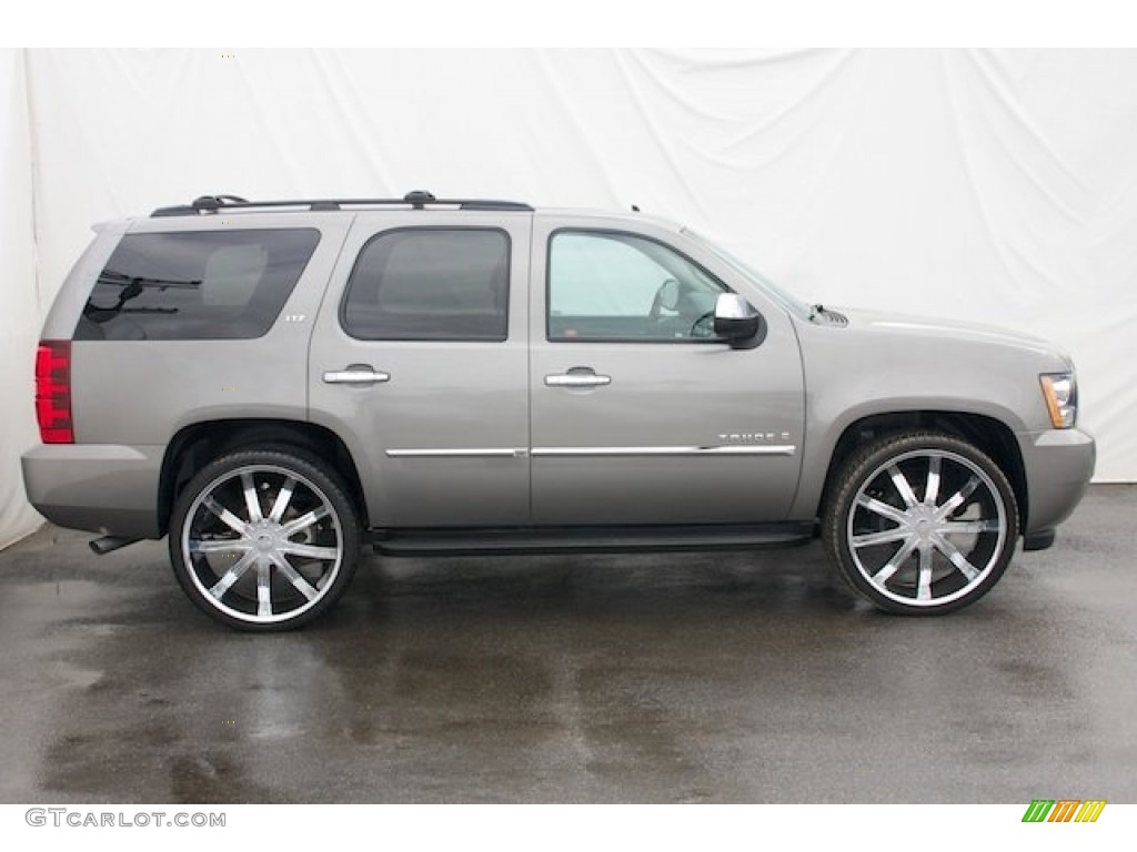 Graystone Metallic 2008 Chevrolet Tahoe LTZ Exterior Photo #72469034
