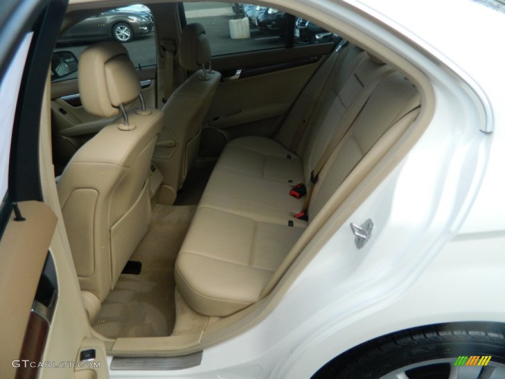 2008 Mercedes-Benz C 300 4Matic Luxury Rear Seat Photo #72470878