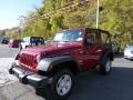 2013 Deep Cherry Red Crystal Pearl Jeep Wrangler Sport 4x4  photo #1