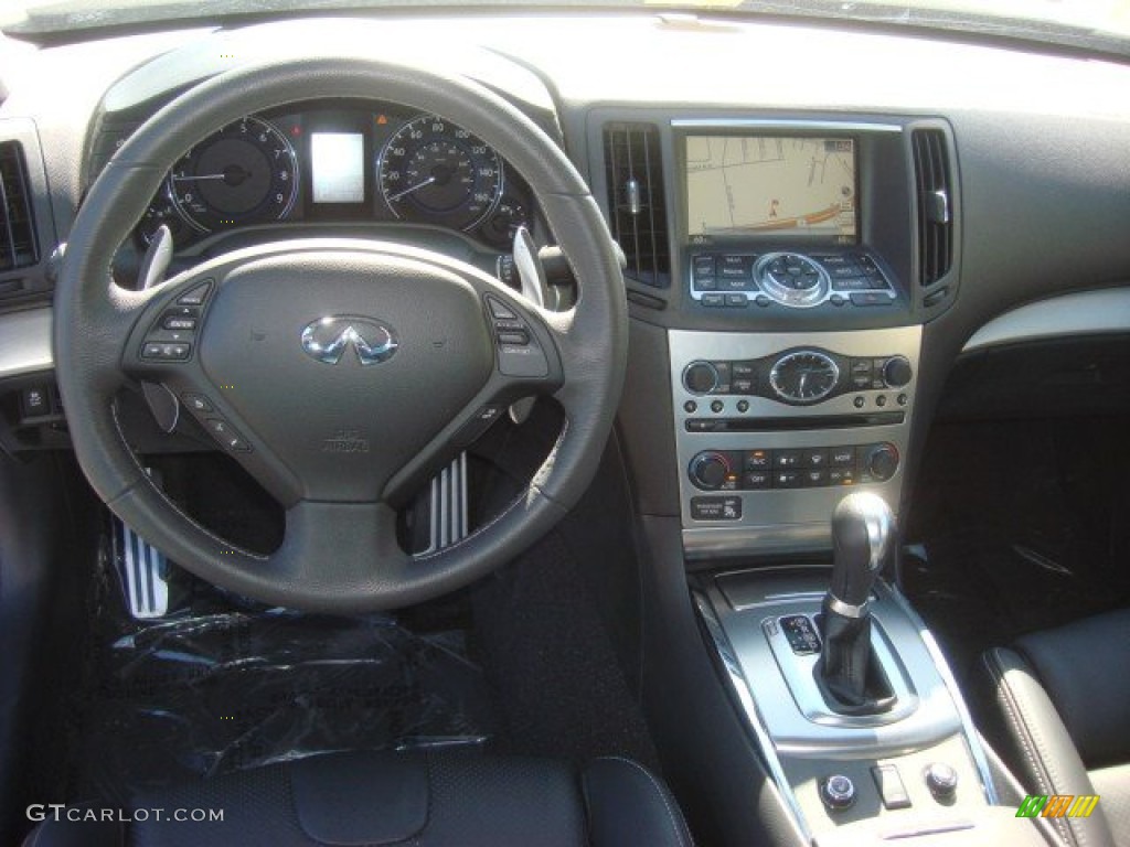 2012 Infiniti G 37 x AWD Sedan Graphite Dashboard Photo #72471346