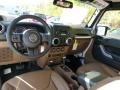 Black/Dark Saddle 2013 Jeep Wrangler Unlimited Sahara 4x4 Interior Color