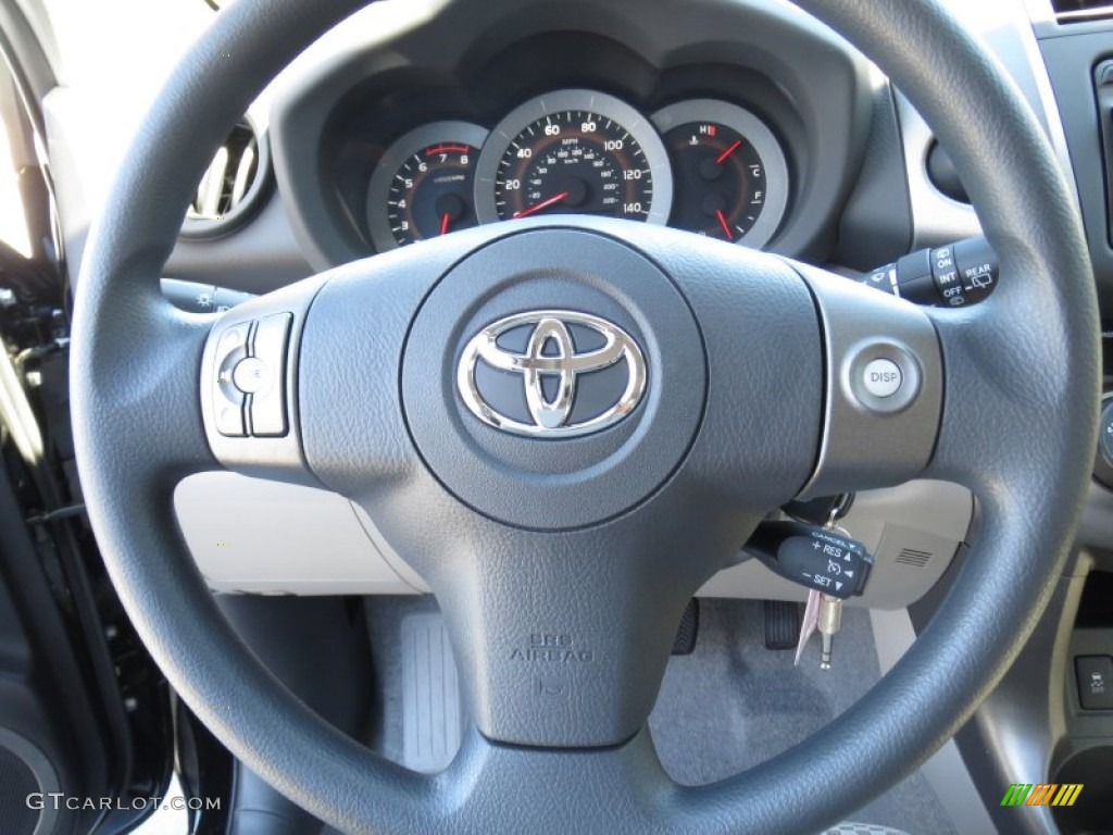 2012 Toyota RAV4 I4 Ash Steering Wheel Photo #72472642