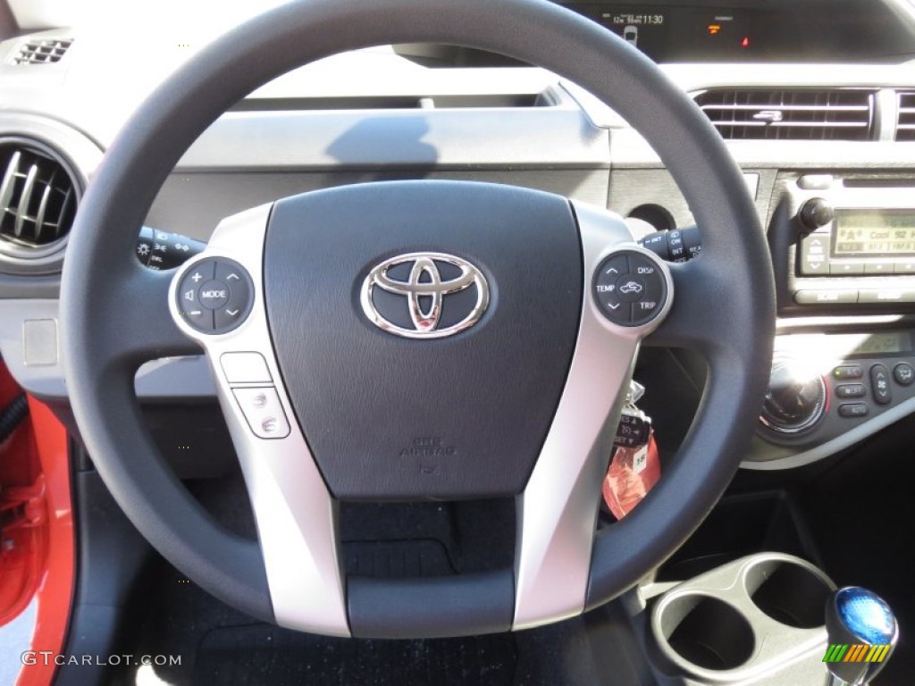 2012 Toyota Prius c Hybrid Two Steering Wheel Photos