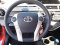 Light Blue Gray/Black 2012 Toyota Prius c Hybrid Two Steering Wheel