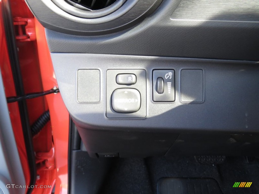 2012 Prius c Hybrid Two - Habanero / Light Blue Gray/Black photo #31