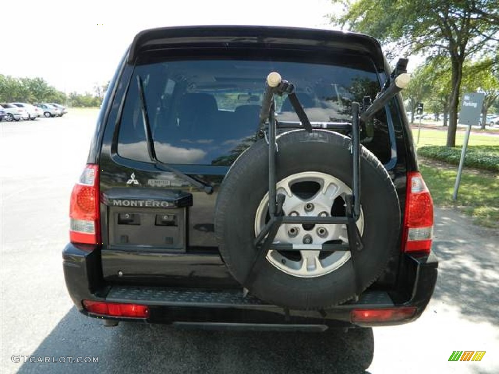 2003 Montero Limited 4x4 - Solano Black Pearl / Charcoal photo #6