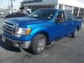 2009 Blue Flame Metallic Ford F150 XLT SuperCrew  photo #7