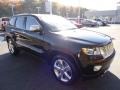 2013 Brilliant Black Crystal Pearl Jeep Grand Cherokee Overland 4x4  photo #8