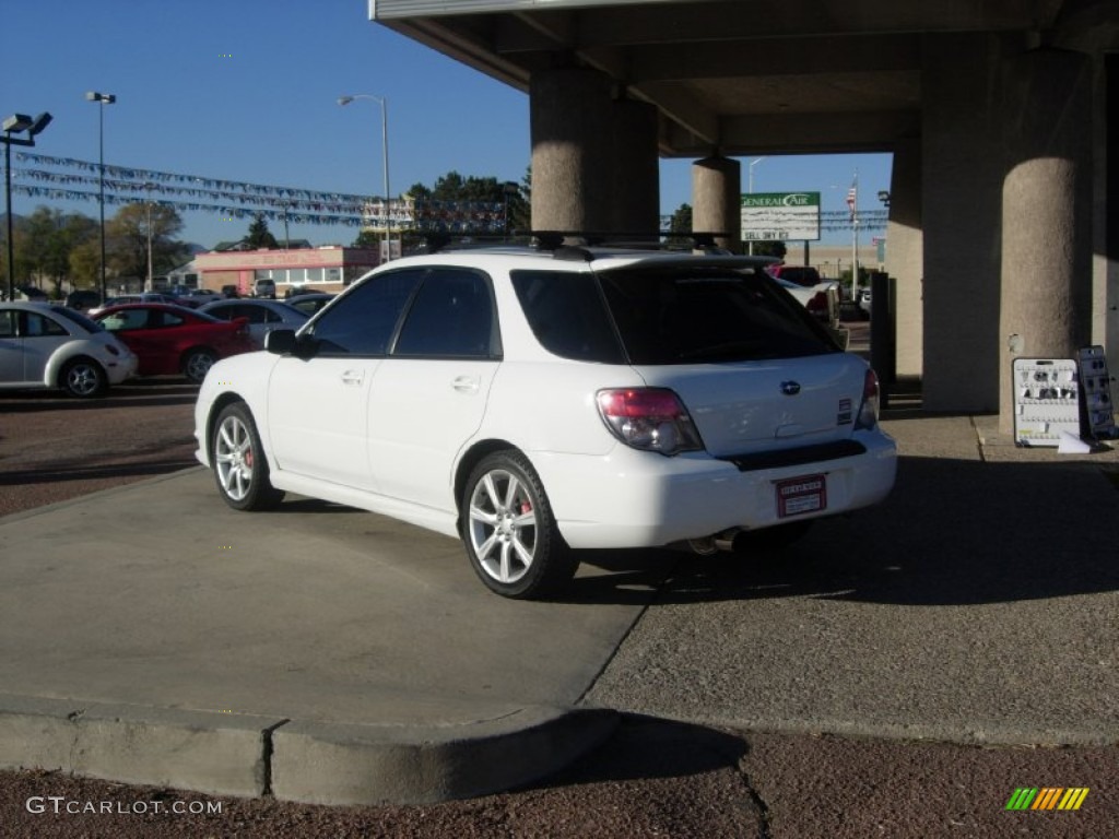 2006 Impreza WRX Wagon - Aspen White / Anthracite Black photo #9