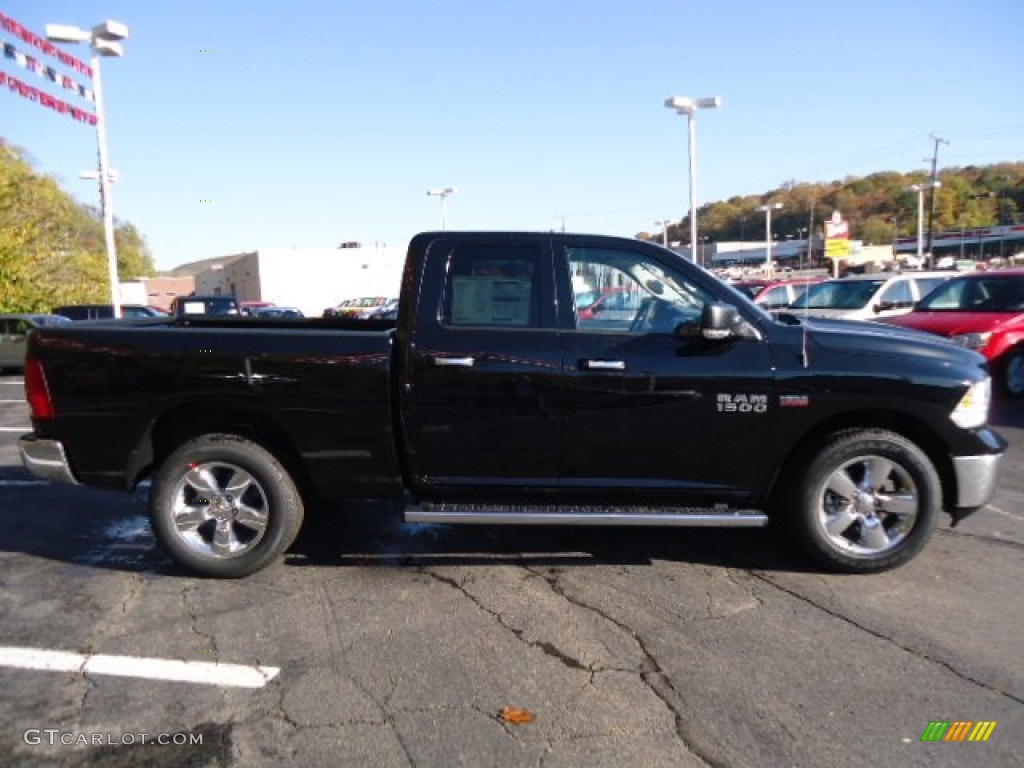 Black 2013 Ram 1500 Big Horn Quad Cab 4x4 Exterior Photo #72475270