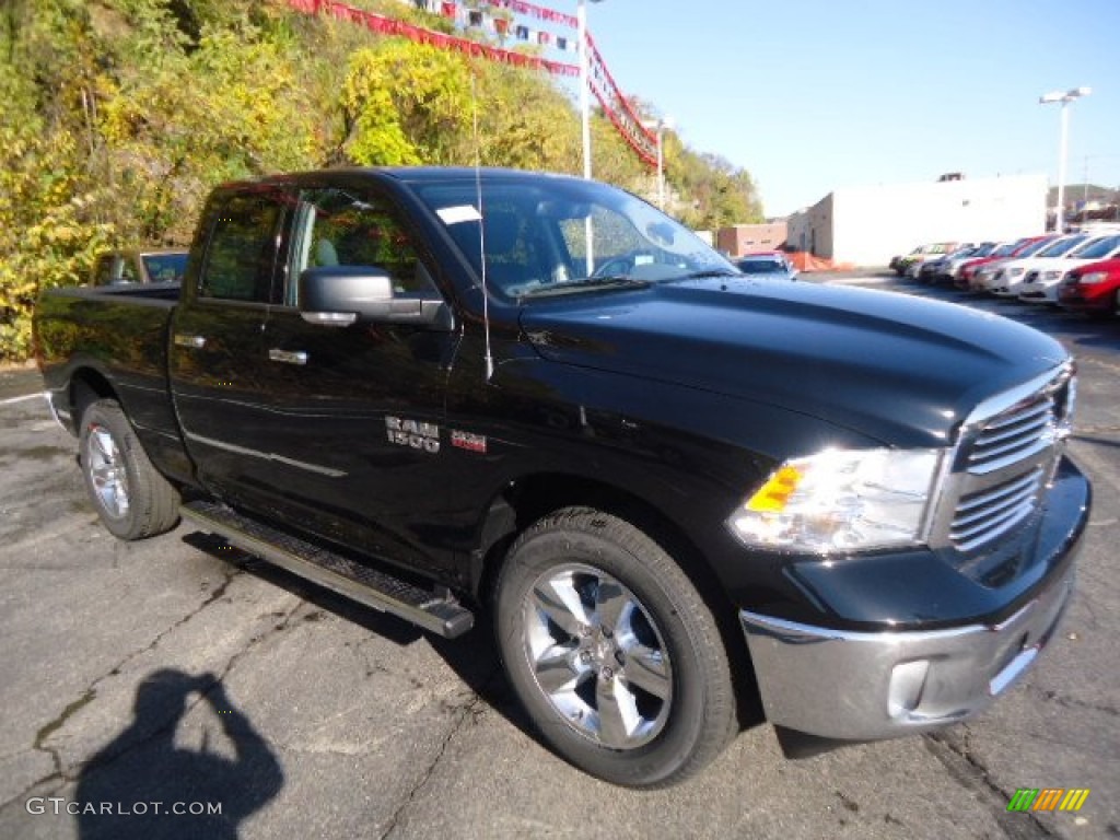 Black 2013 Ram 1500 Big Horn Quad Cab 4x4 Exterior Photo #72475288