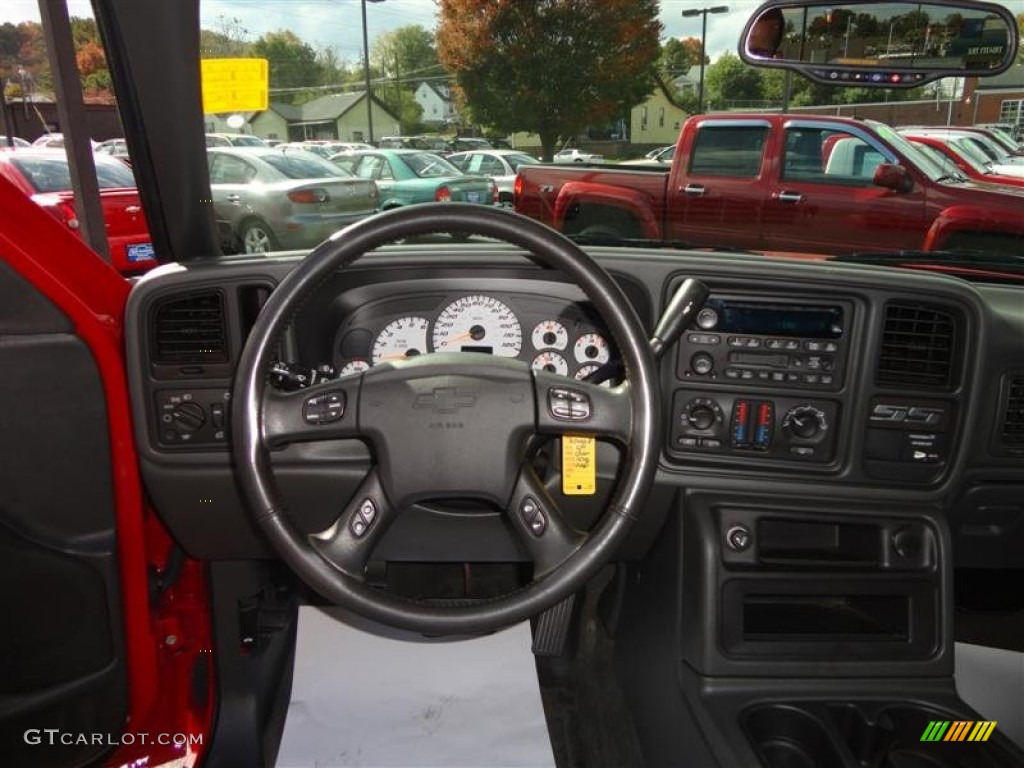2004 Silverado 1500 SS Extended Cab AWD - Victory Red / Dark Charcoal photo #7
