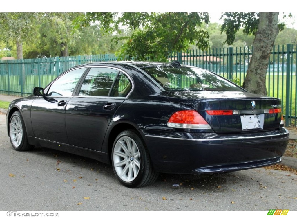 Orient Blue Metallic 2004 BMW 7 Series 745Li Sedan Exterior Photo #72475960