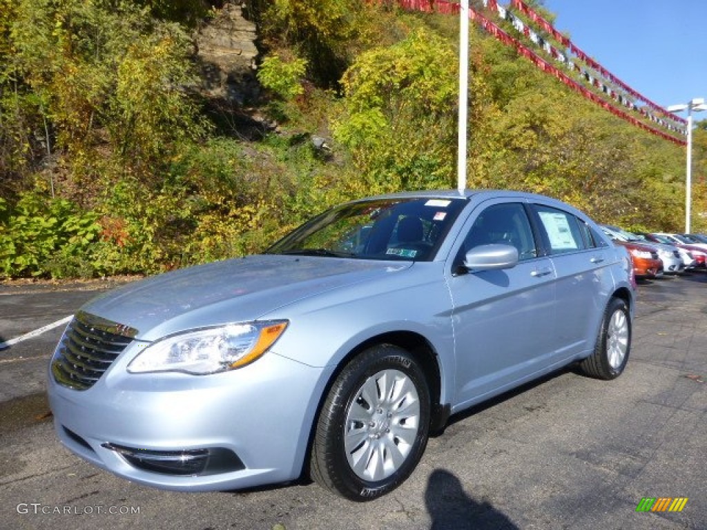 Crystal Blue Pearl 2013 Chrysler 200 LX Sedan Exterior Photo #72476044