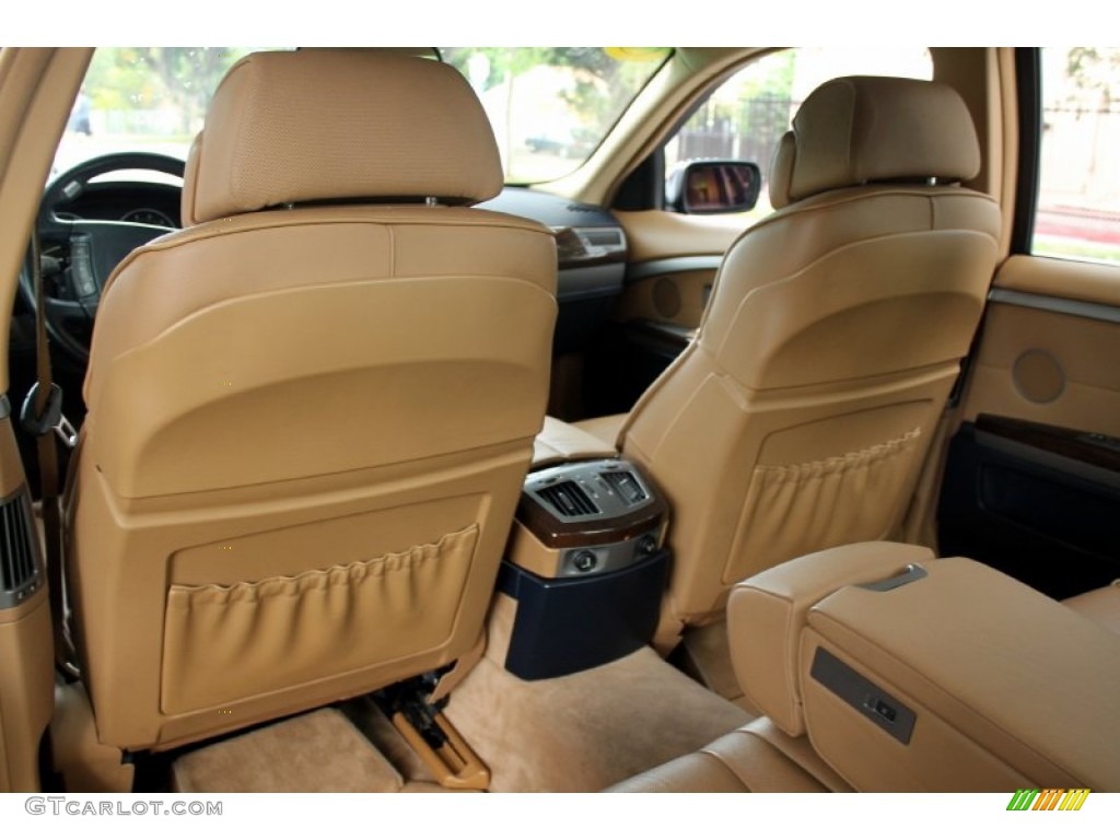 Dark Blue/Natural Brown Interior 2004 BMW 7 Series 745Li Sedan Photo #72476593