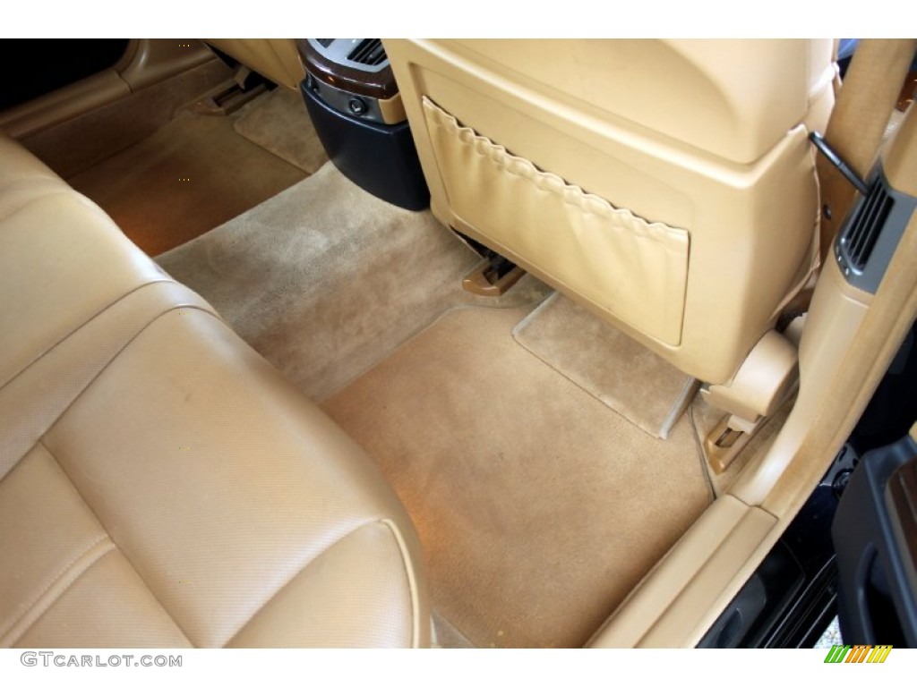 2004 7 Series 745Li Sedan - Orient Blue Metallic / Dark Blue/Natural Brown photo #39