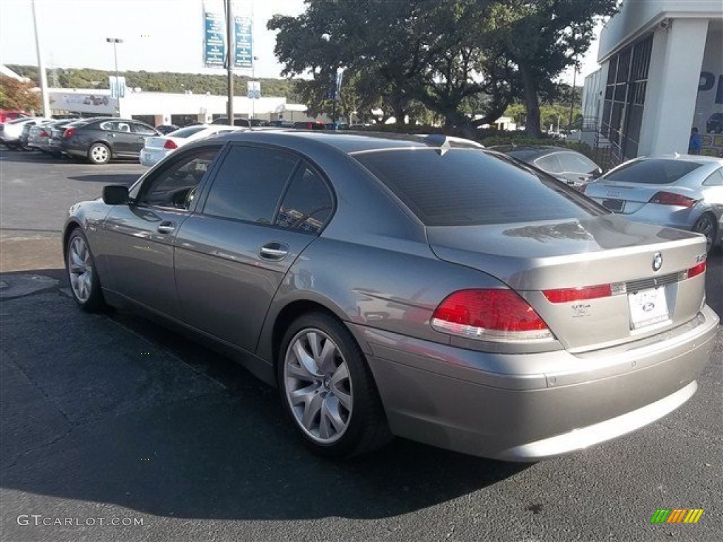 2005 7 Series 745Li Sedan - Titanium Grey Metallic / Black/Black photo #21